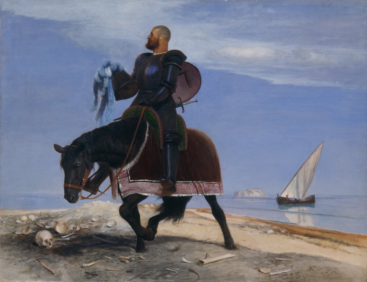 The Adventurer by Arnold Böcklin