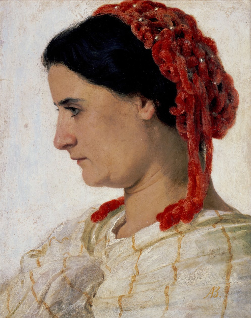 Portrait of Mrs. Angela Böcklin by Arnold Böcklin