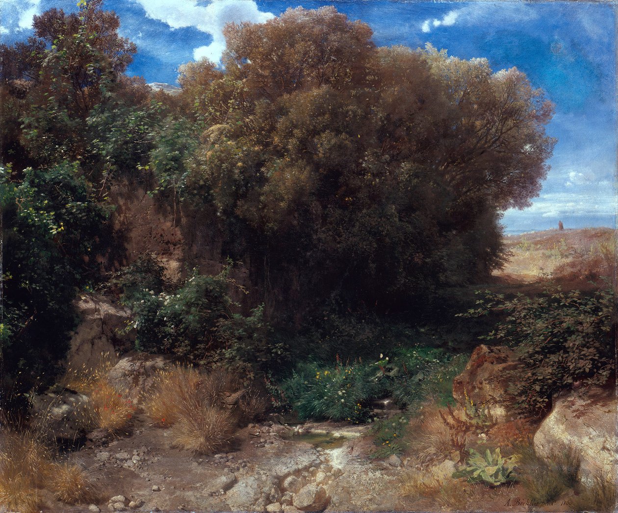 Countryside Landscape by Arnold Böcklin