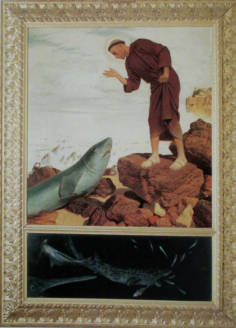 The Sermon of Antonius by Arnold Böcklin
