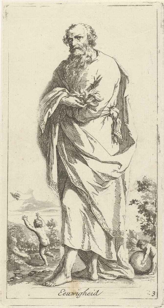 Personified Eternity by Arnold Houbraken