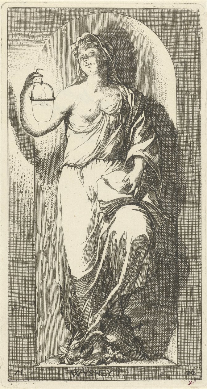 Personification of Wisdom by Arnold Houbraken