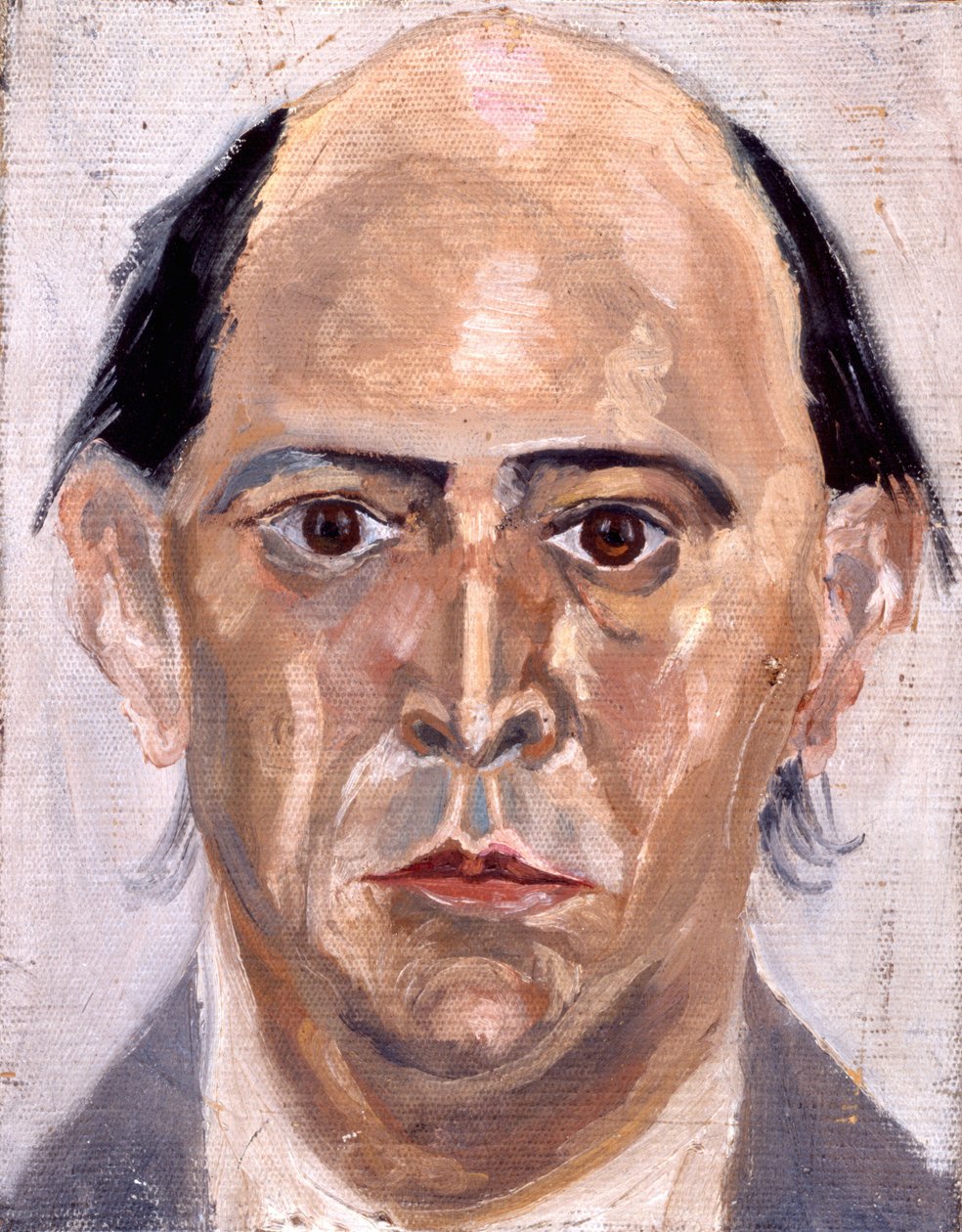 Self-Portrait of Arnold Schoenberg, Austrian Composer (1874 - 1951) by Arnold Schoenberg