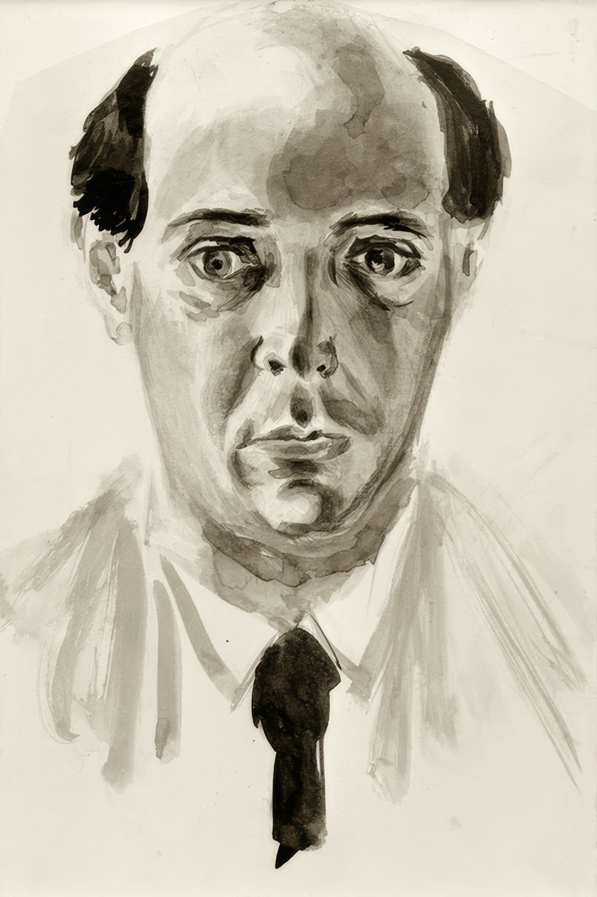 Self-Portrait by Arnold Schönberg