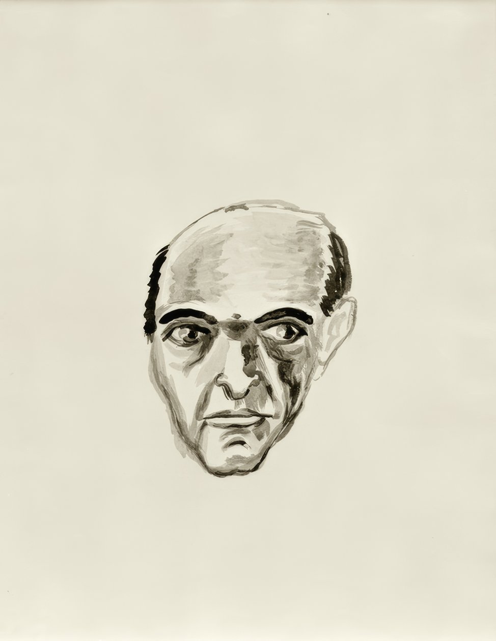 Self-Portrait by Arnold Schönberg