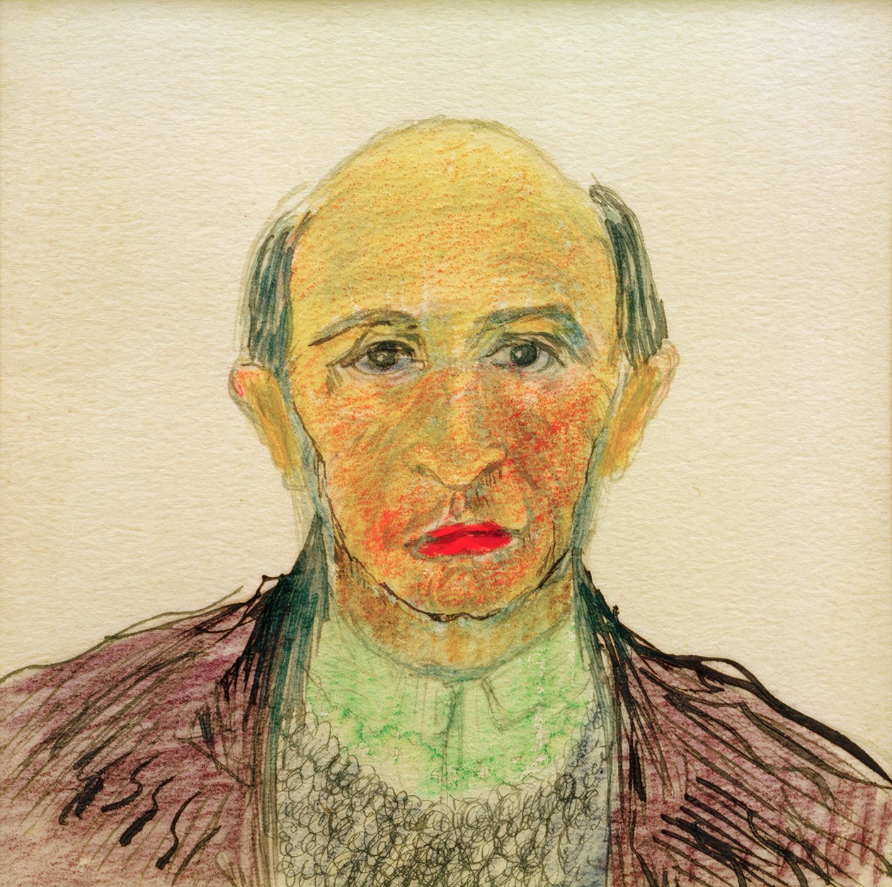 Self-Portrait by Arnold Schönberg