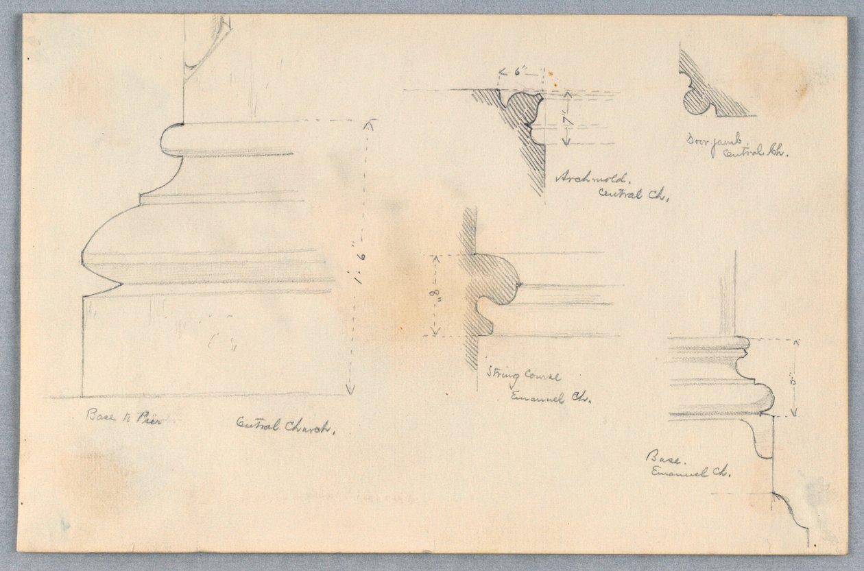 Architectural Details by Arnold William Brunner