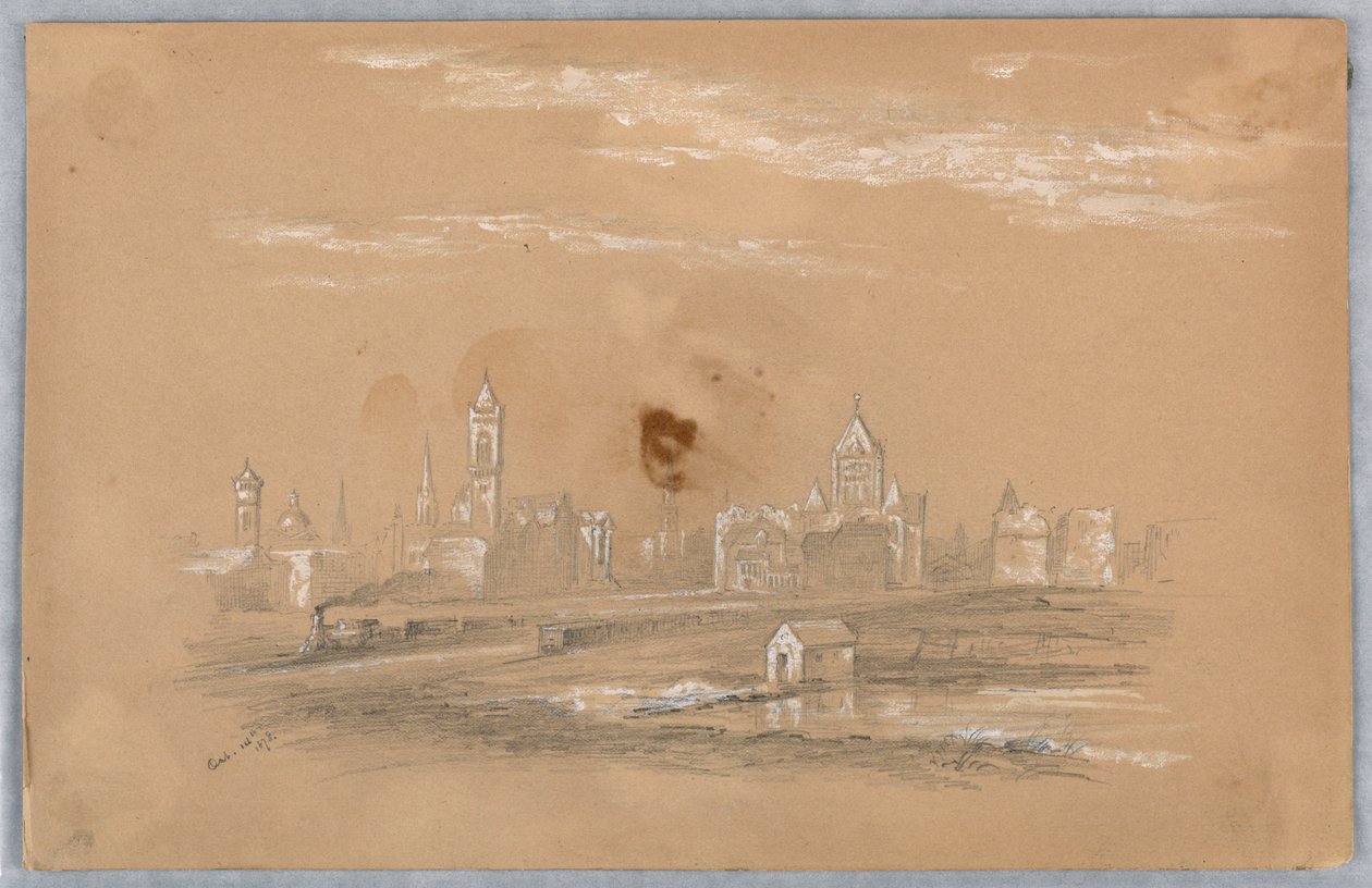 City Skyline by Arnold William Brunner