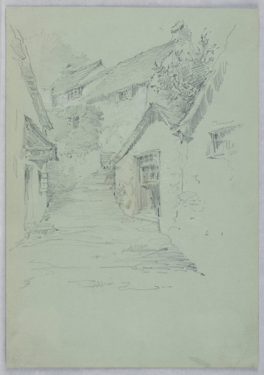 Narrow Steps between Houses by Arnold William Brunner