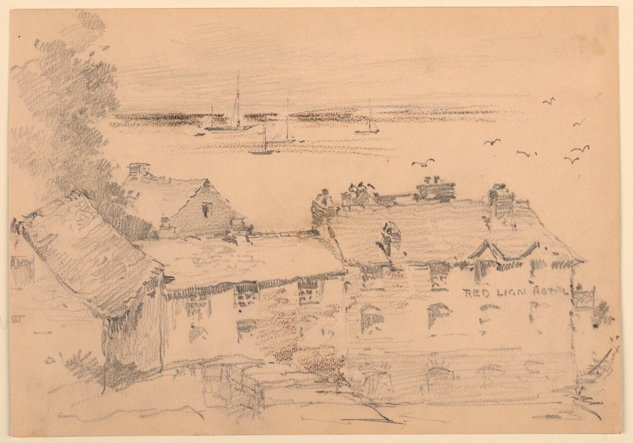 Red Lion Hotel by Arnold William Brunner