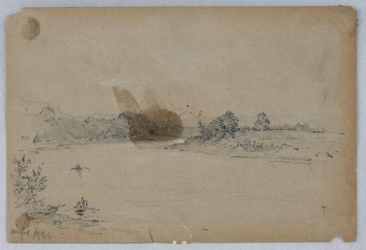 River at Milford by Arnold William Brunner