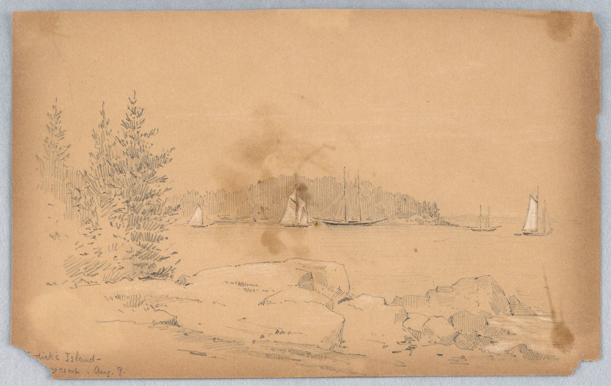 Rodick’s Island, Mt. Desert by Arnold William Brunner