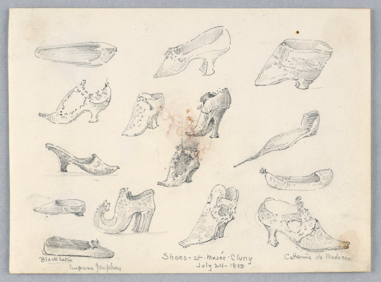 Sketches of Shoes by Arnold William Brunner