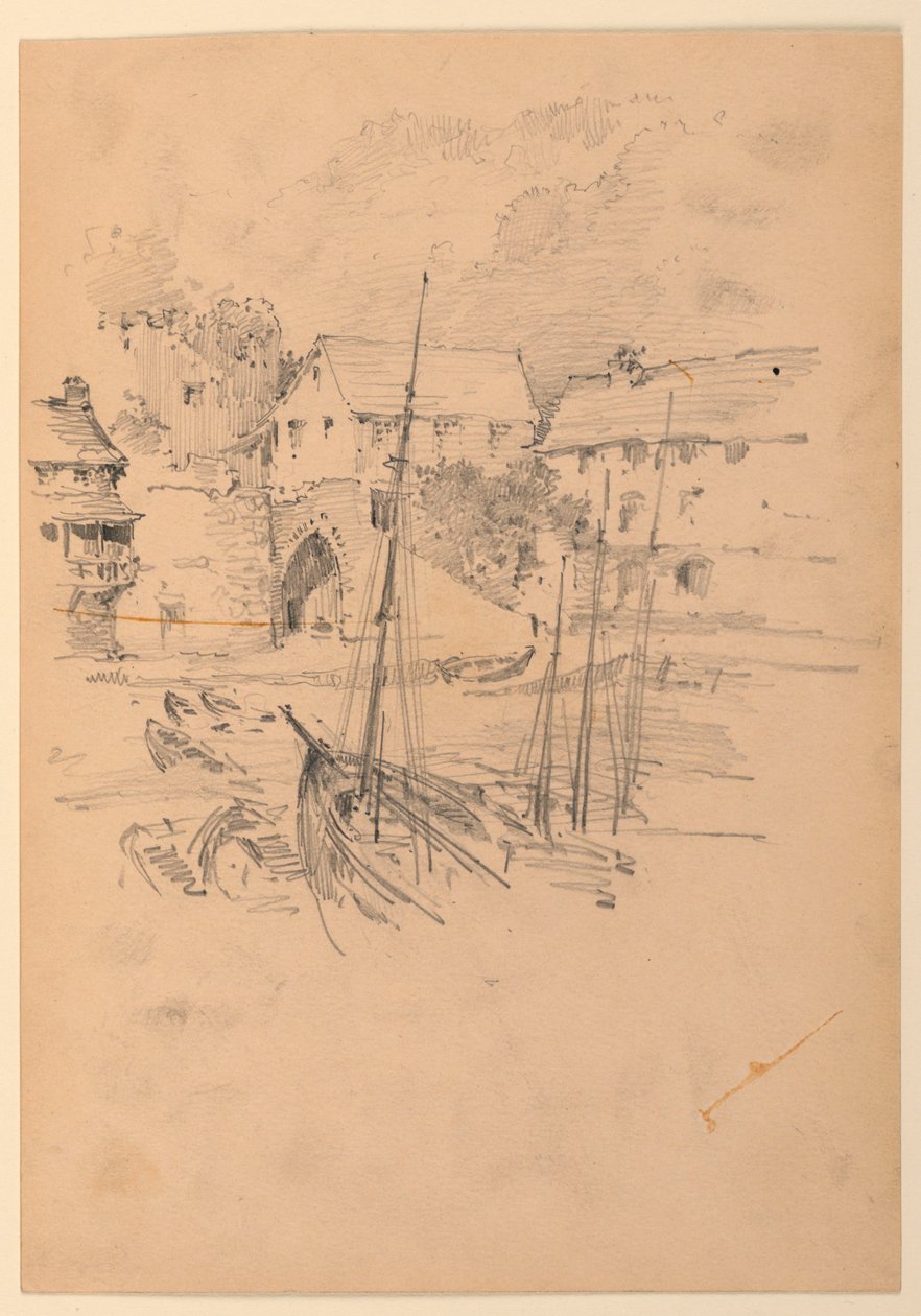 Small Fishing Port by Arnold William Brunner