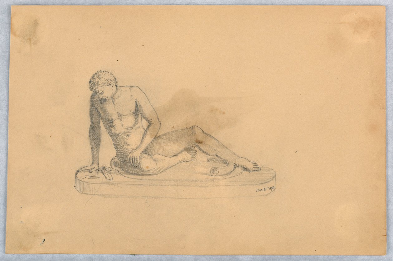 Study of a Statue, or Cast by Arnold William Brunner