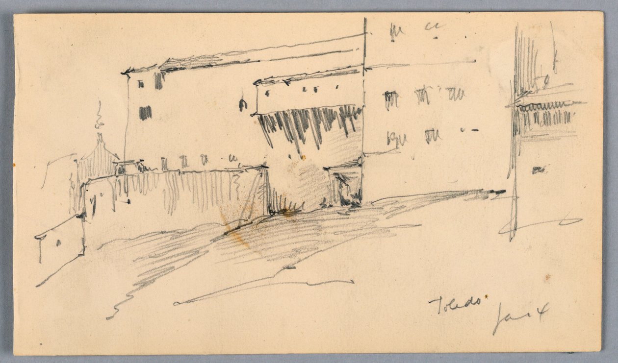 Walls in Toledo by Arnold William Brunner