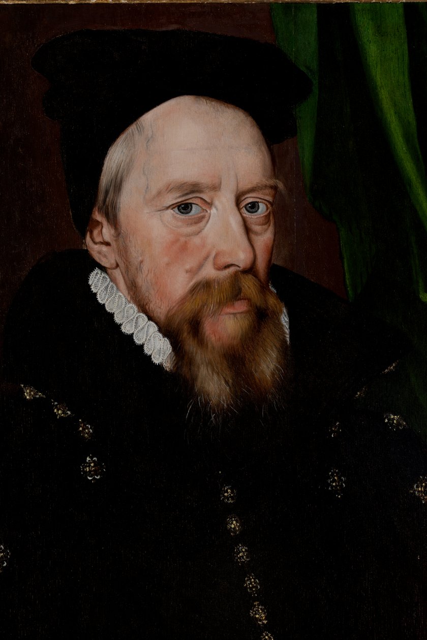 William Cecil, Lord Burghley (1520-1598), c.1575 by Arnold von (by or after) Brounckhorst