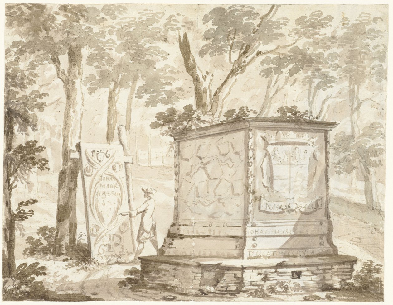 Tomb of Johan Maurits van Nassau-Siegen in Kleve by Arnoud van Halen