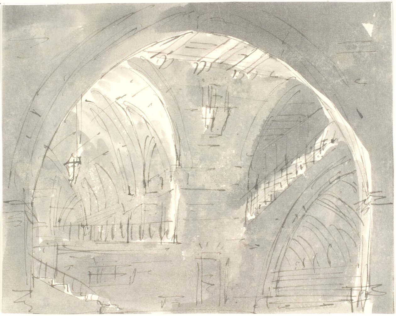 Cellar Room with Vaults by Aron Wallick