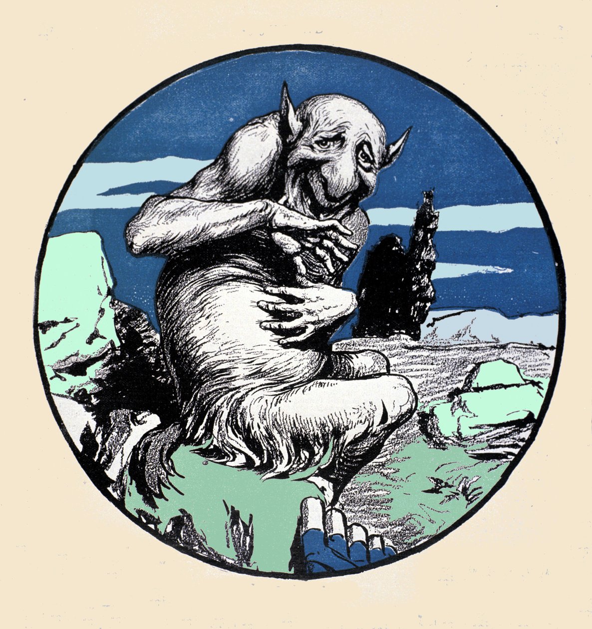 The god Pan, half goat half man. Illustration by Arpad Schmidhammer for ...