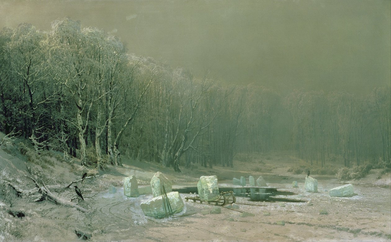 Winter, the Laying Off of Ice by Arseniy Ivanovich Meshchersky