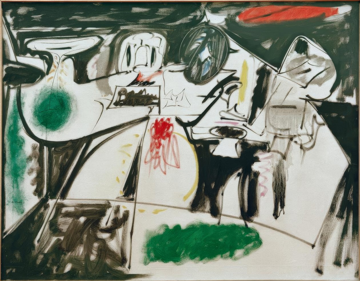 Last Painting (The Black Monk) by Arshile Gorky