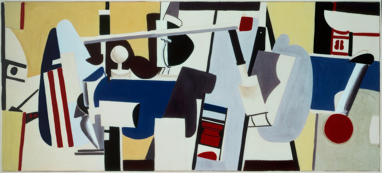 Study for mural for Administration Building, Newark Airport, New Jersey by Arshile Gorky