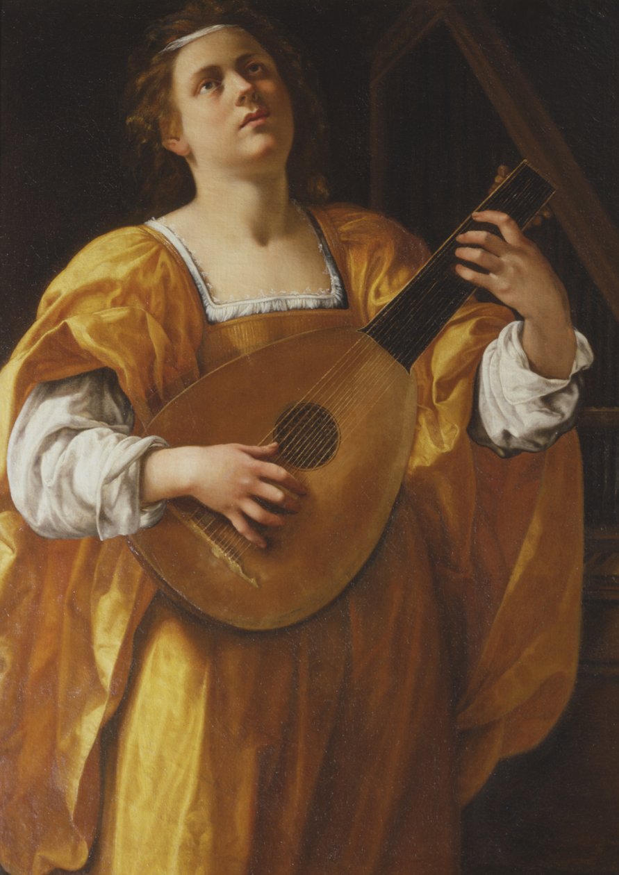 Saint Cecilia by Artemisia Gentileschi