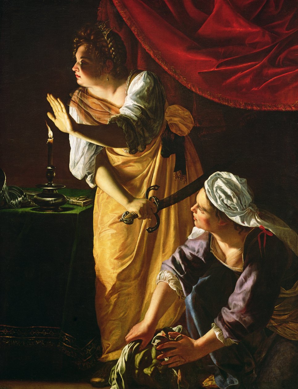 Judith and Maidservant with the Head of Holofernes by Artemisia Gentileschi