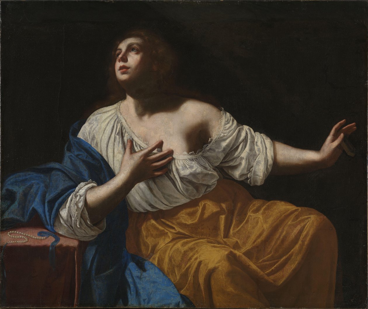 Mary Magdalene Penitent by Artemisia Gentileschi