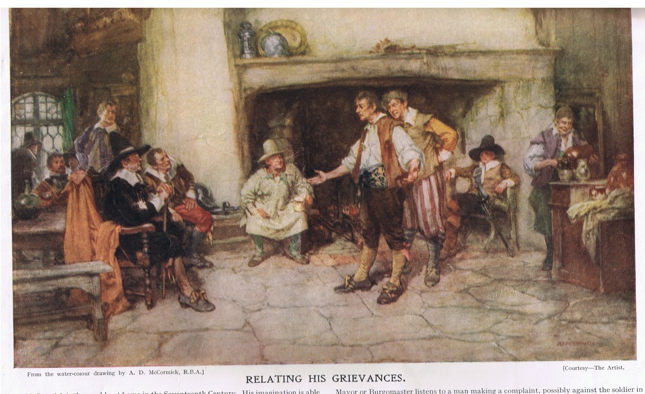 Relating his Grievances by Arthur David McCormick