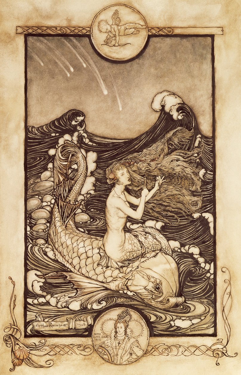 Mermaid and Dolphin from 