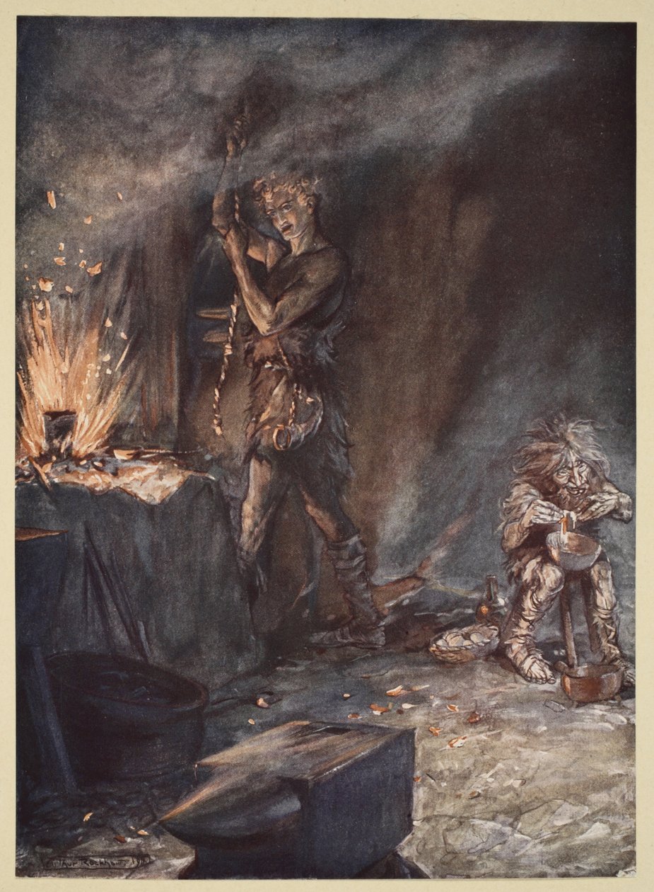 The Forging of Nothung, Illustration from 