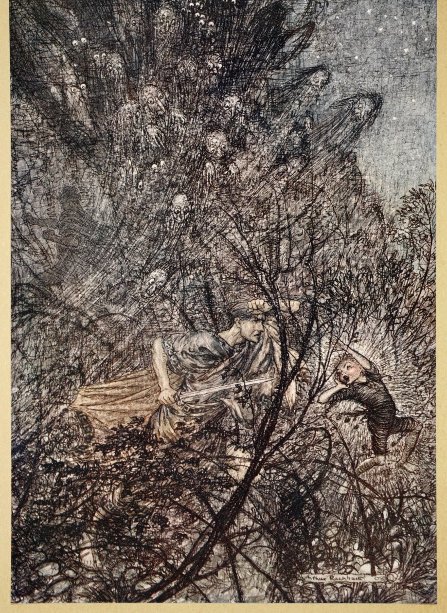 Up and down, up and down, Goblin, lead them up and down, illustration from 