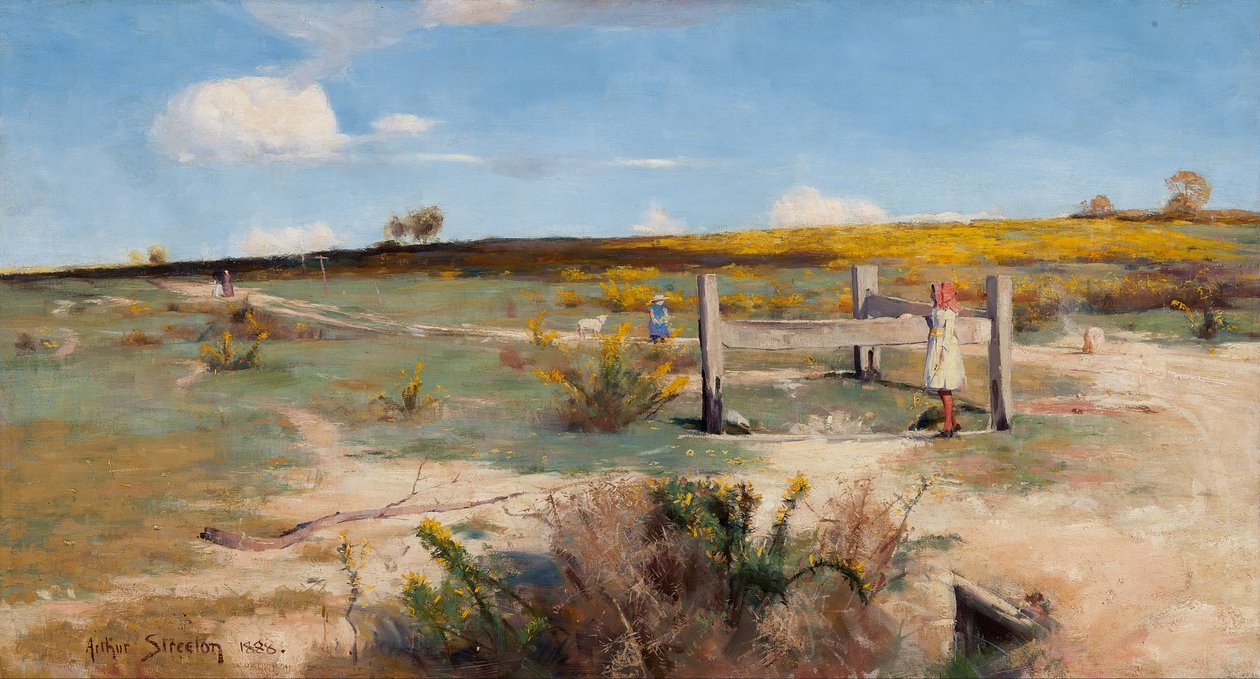 Early Summer - Gorse in Bloom by Arthur Streeton
