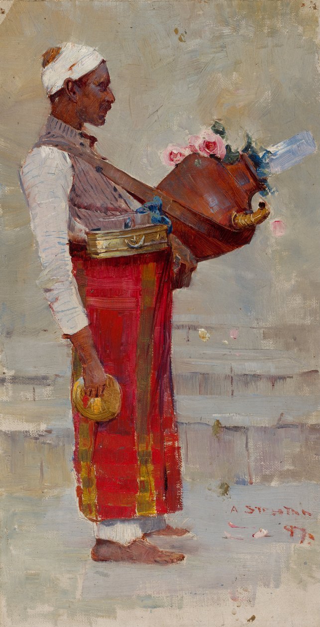 Egyptian Drink Vendor by Arthur Streeton