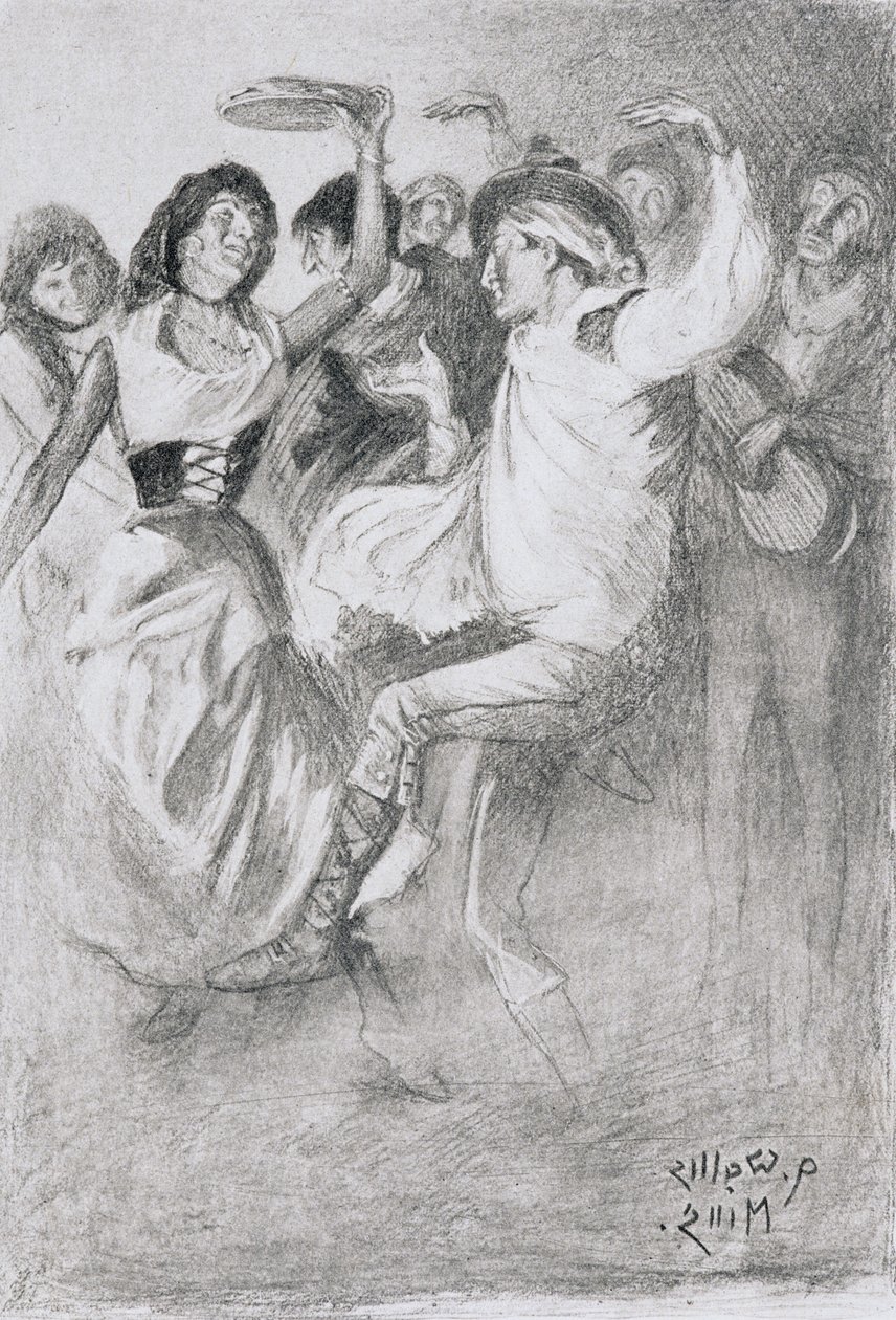 Gypsy Marriage Dance, from The Zincali by George Barrow, published in London, 1923 by Arthur Wallis Mills