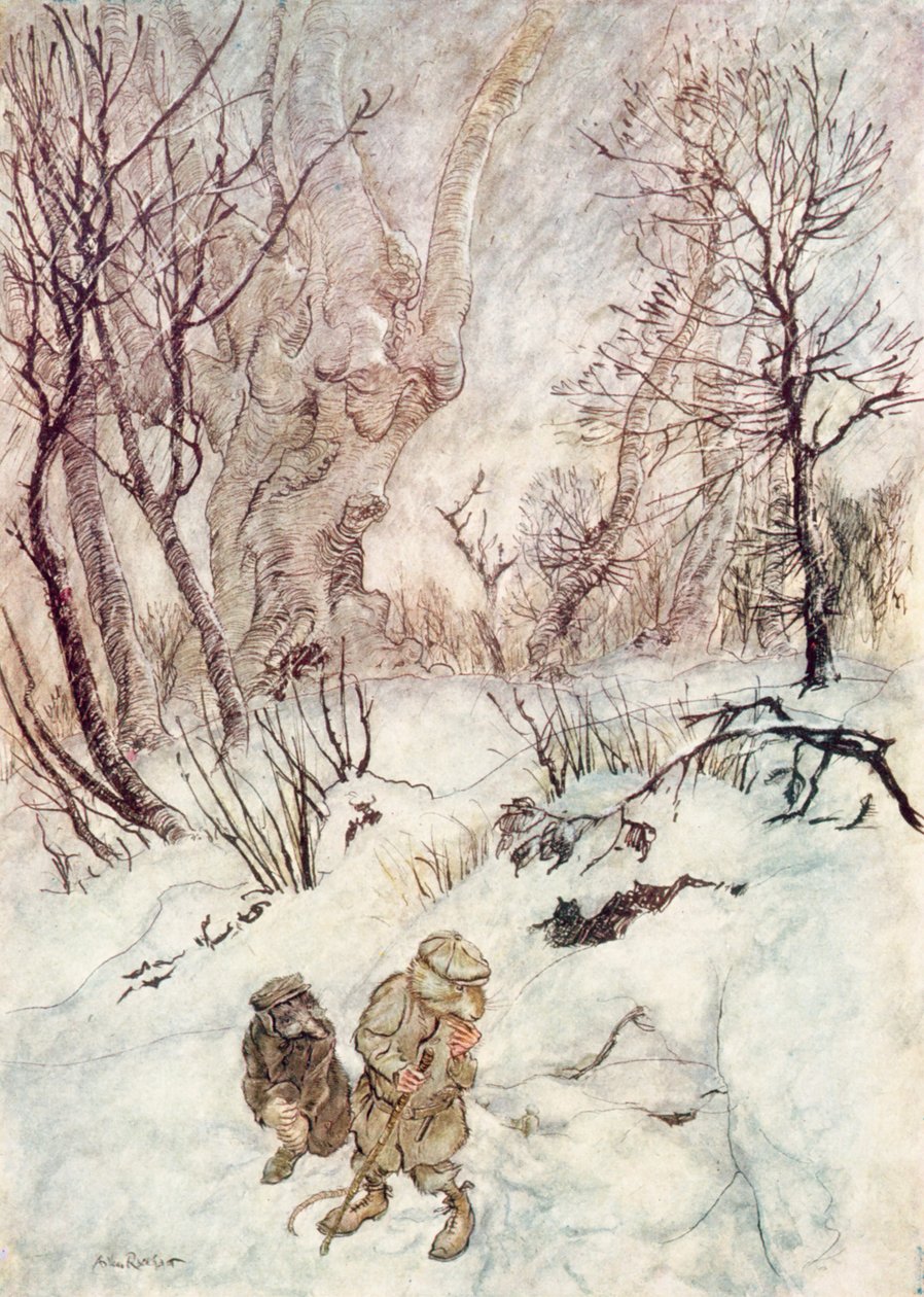 Illustration for The Wind in the Willows by Kenneth Grahame by Arthur (after) Rackham