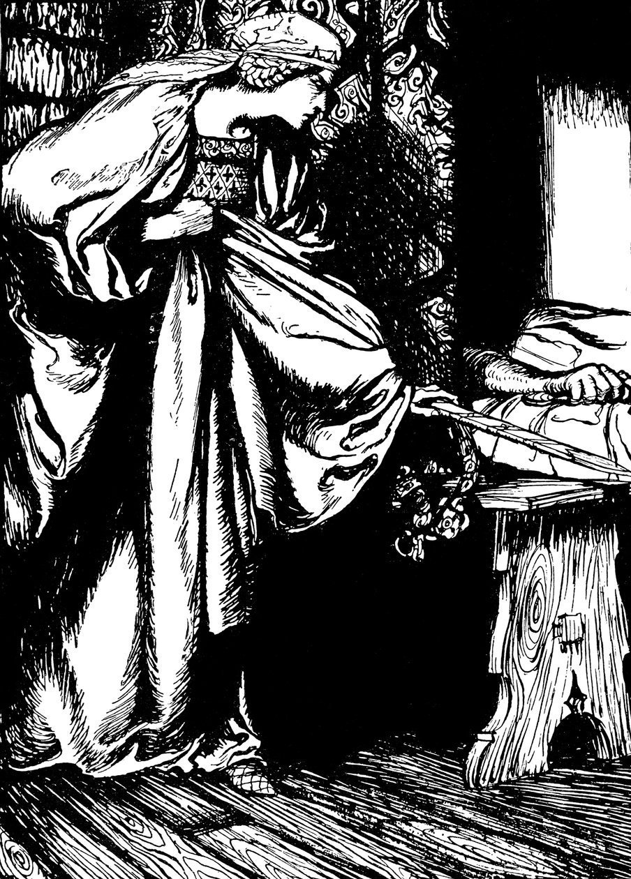 Morgan le Fay stealing Arthur