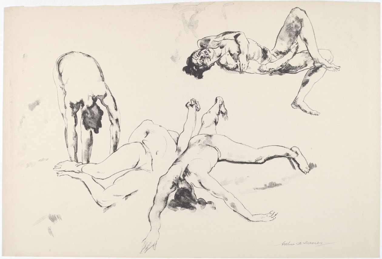 Men in Agony by Arthur B. Davies