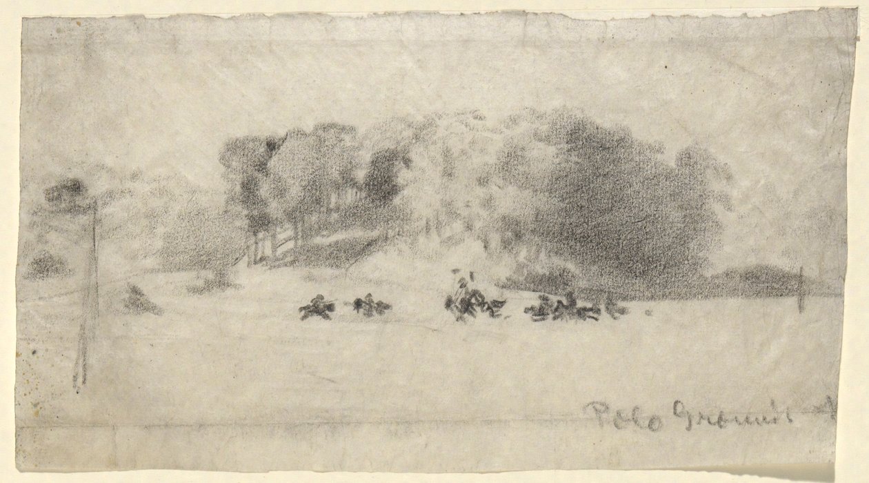 Polo Grounds by Arthur B. Davies