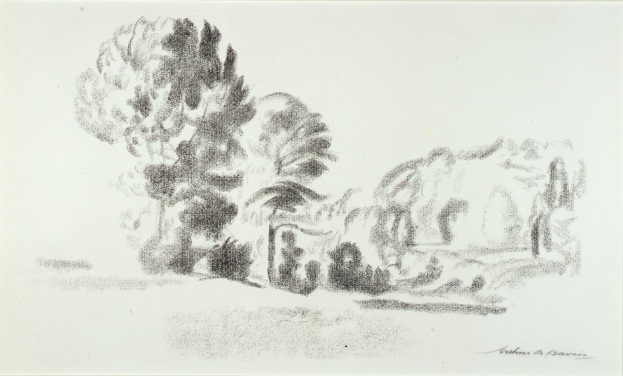 Shore of Rockland Lake by Arthur B. Davies
