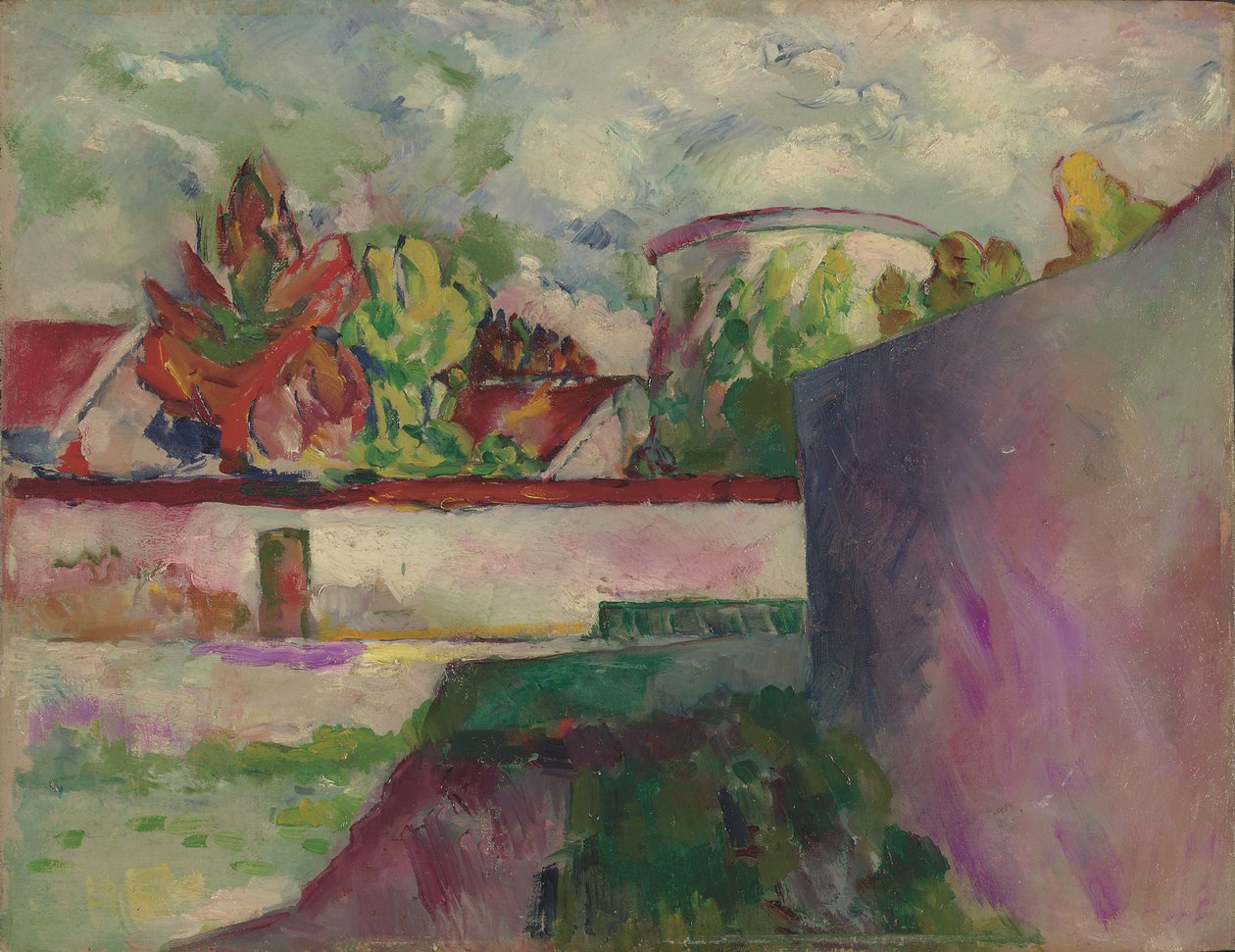 Landscape, Chateau Series, c.1910 by Arthur Beecher Carles