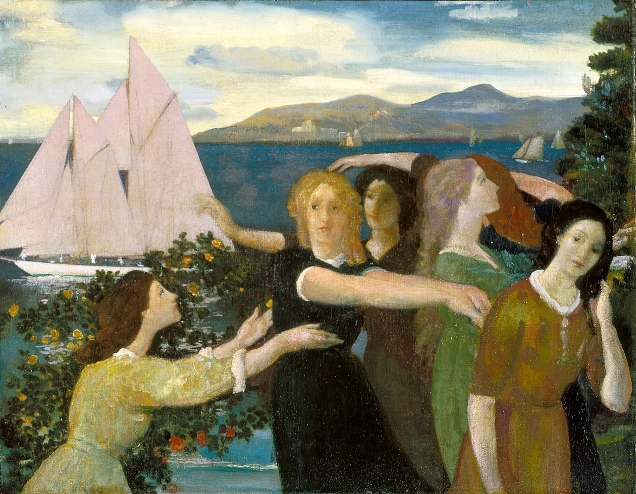 Across The Harbor by Arthur Bowen Davies