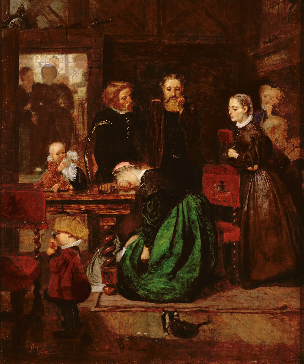 The Lie by Arthur Boyd Houghton
