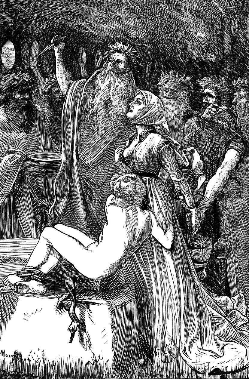 The Victim, 1868 by Arthur Boyd Houghton