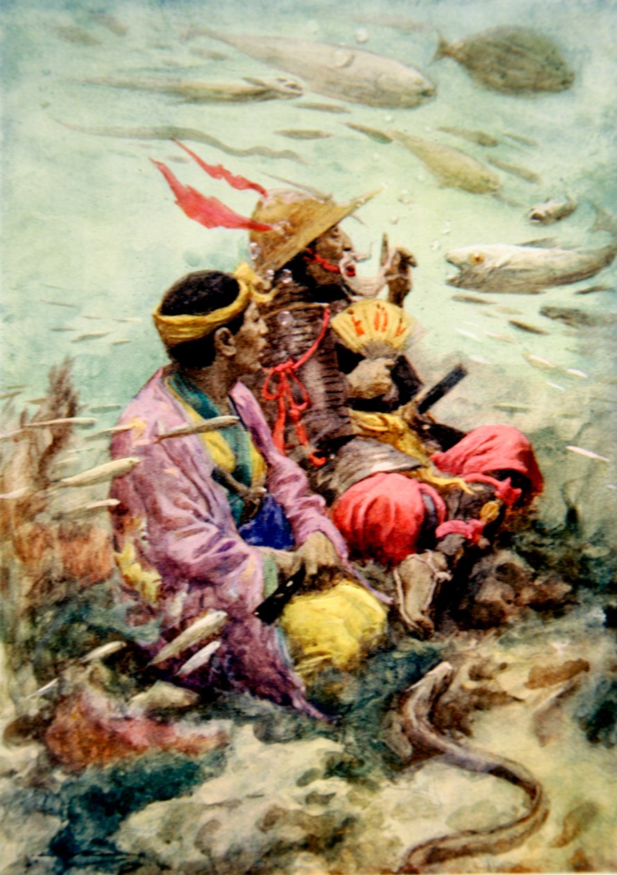A Legend of Old Japan by Arthur C. (after) Michael