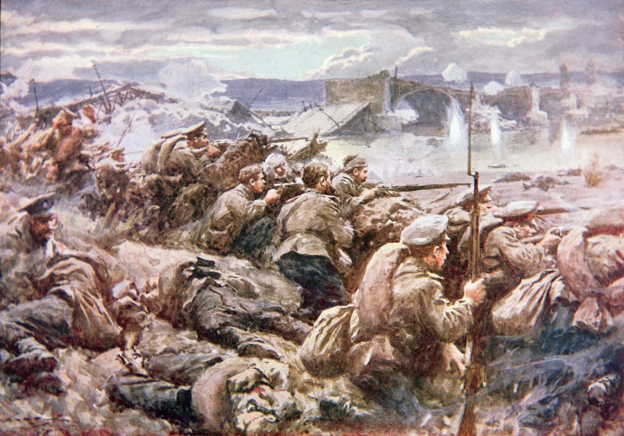 An Heroic Russian Rearguard Action in the Great Polish Retreat by Arthur C. (after) Michael
