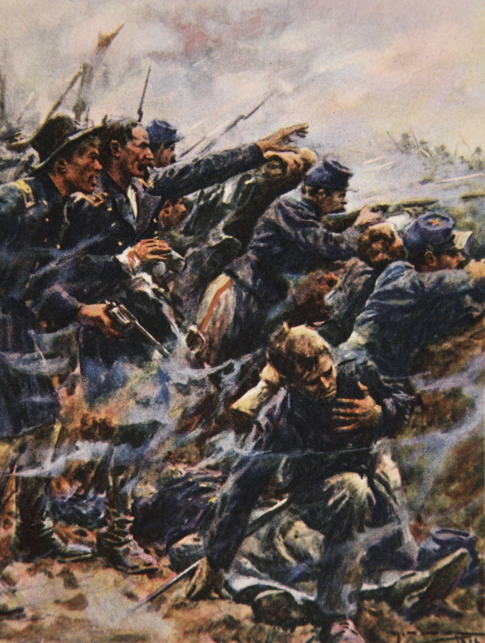 High Tide at Gettysburg, illustration from 