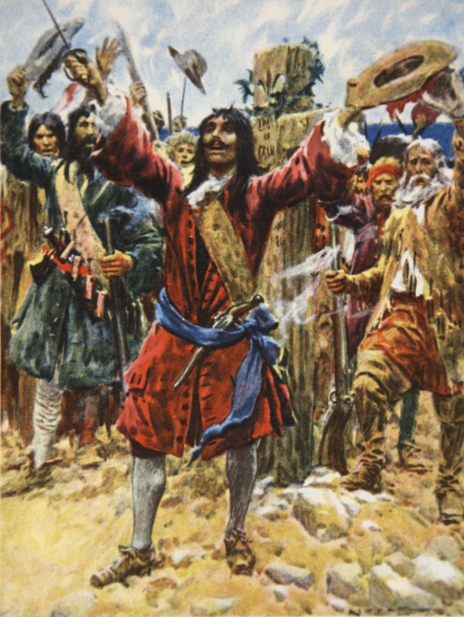 La Salle Taking Possession of Louisiana, illustration from 